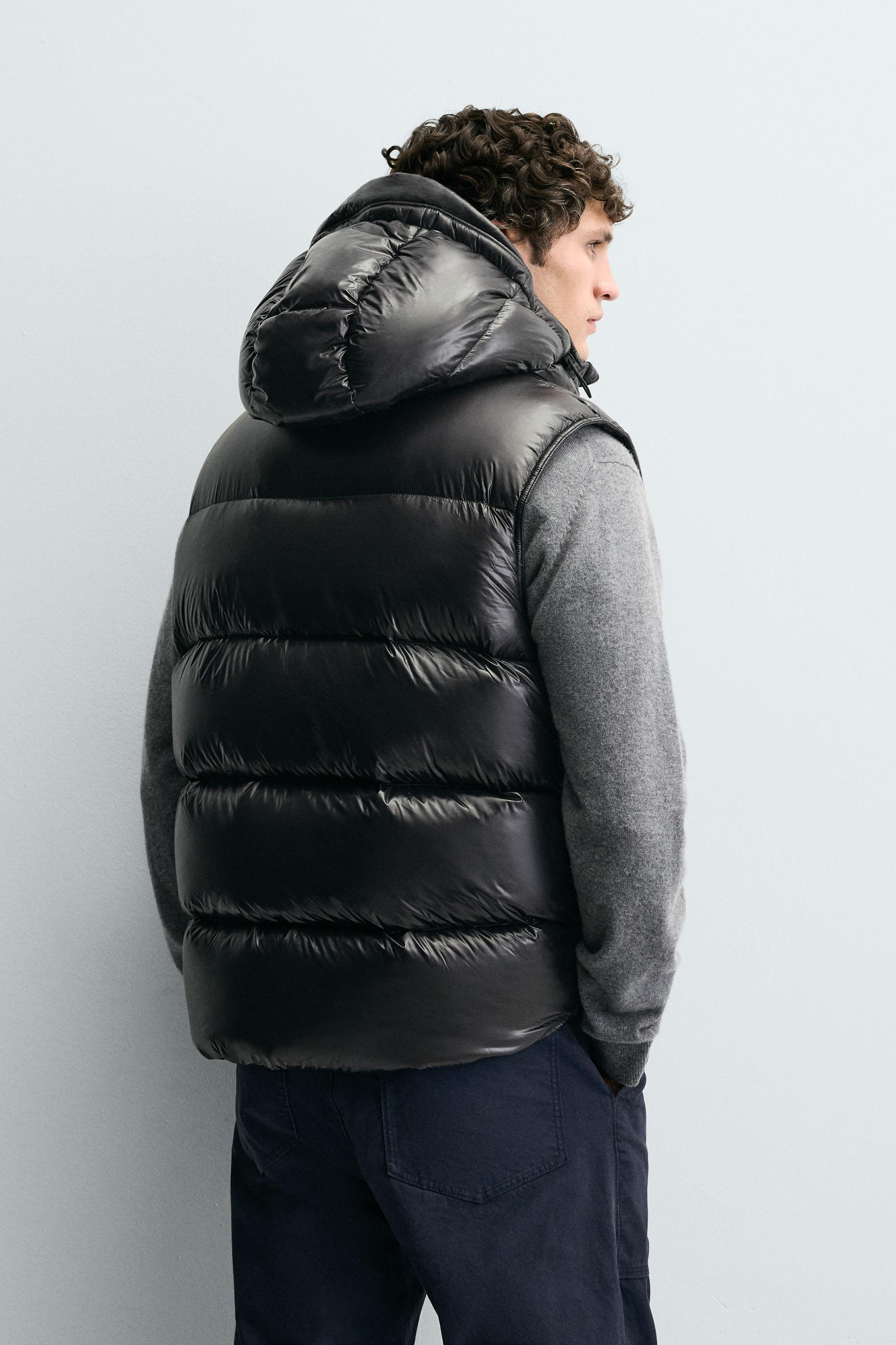 100% FEATHER PUFFER VEST